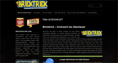 Desktop Screenshot of bricktrick.de