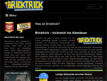 Tablet Screenshot of bricktrick.de